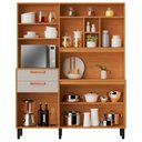 Ver imagem 3 de Kit Cozinha Compacta Itatiaia Napoles 6 Portas 2 Gavetas