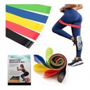 Ver imagem 1 de Kit 5 Faixas Elásticas Thera Band com 5 Níveis Fisioterapia
