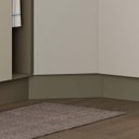 Ver imagem 3 de Rodapé para Balcão Canto Oblíquo Connect Cinza