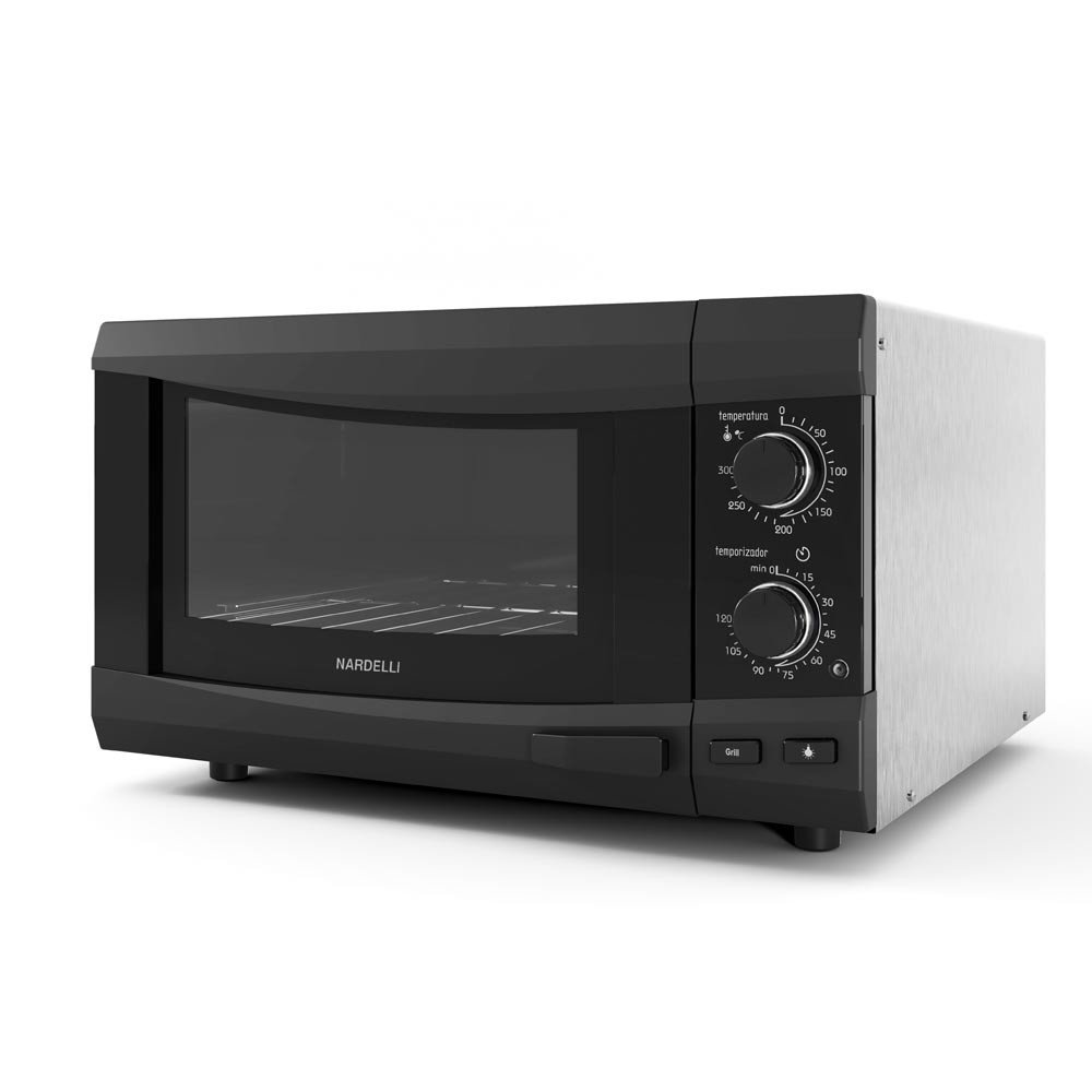 Forno Nardelli Elétrico Bancada Super New Black Kromanox 45L - 1