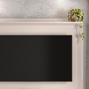 Ver imagem 6 de Painel Home Invictus para Sala Quarto TV até 55 Polegadas Off White/Madero Canela