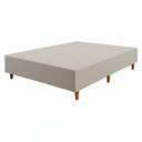 Ver imagem 1 de Base para Cama Box Casal 138x188x34 Duna Linho/Champagne
