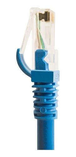 Kit Patch Cord Cat6 Azul 15cm, 20cm, 25cm, 30cm - 1un Cada