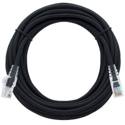 Cabo de Rede 30 Metros Cat5e Pronta para Instalação Preto - 1