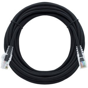 Cabo de Rede 30 Metros Cat5e Pronta para Instalação Preto