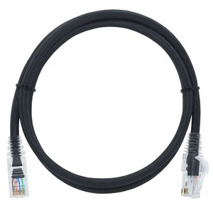 Kit 50 Unidades Patch Cord Cat6 Cca 1 Metro Preto