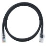Kit 50 Unidades Patch Cord Cat6 Cca 1 Metro Preto - 1