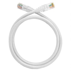 Kit 1000 Un. Cabo Rede Patch Cord Cat5e Cca Rj45 Branco - 1m