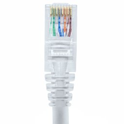 Kit 1000 Un. Cabo Rede Patch Cord Cat5e Cca Rj45 Branco - 1m - 2