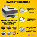 Ver imagem 2 de KIT 2 Mesa de Cabeceira Suspensa com Gaveta e Prateleira MVD Móveis