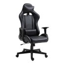 Ver imagem 2 de Cadeira Gamer Ergonômica Reclinável 180 Graus em Couro Sintético Preta