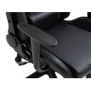 Ver imagem 6 de Cadeira Gamer Ergonômica Reclinável 180 Graus em Couro Sintético Preta