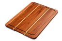Ver imagem 1 de Tabua Madeira Linha Churrasco Grande Jatobá com Marfim 42x28x2cm