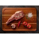 Ver imagem 2 de Tabua Madeira Linha Churrasco Grande Jatobá com Marfim 42x28x2cm