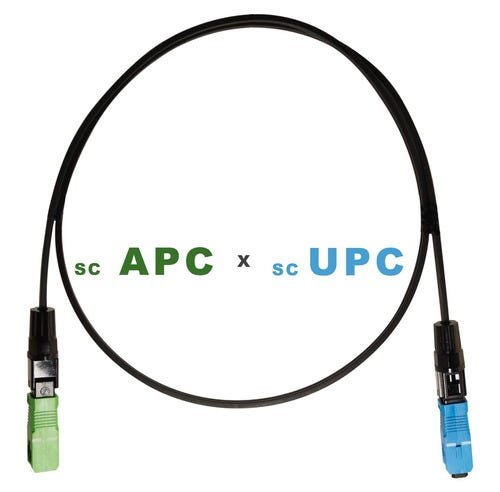 Cordao De Fibra Optica 10mt Alta Velocidade Conector Apc Upc