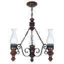 Ver imagem 1 de Lustre Muller Rustico 3 Lâmpadas Envelhecido 803e