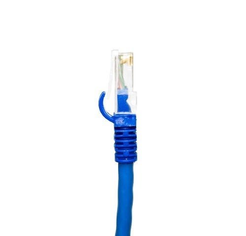 Kit 44 Patch Cord Para Internet Cat6 - 3 Metros Azul - 3