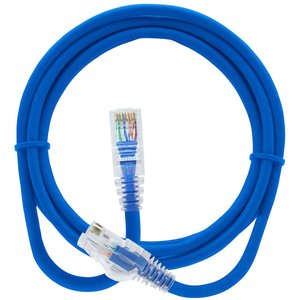 Kit 44 Patch Cord para Internet Cat6 Cca- 3 Metros Azul
