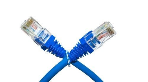 Kit 44 Patch Cord Para Internet Cat6 - 3 Metros Azul