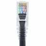 Kit 20 Un. Cabo Rede Cat5e Conector Rj45 - 30 Cm Preto - 2