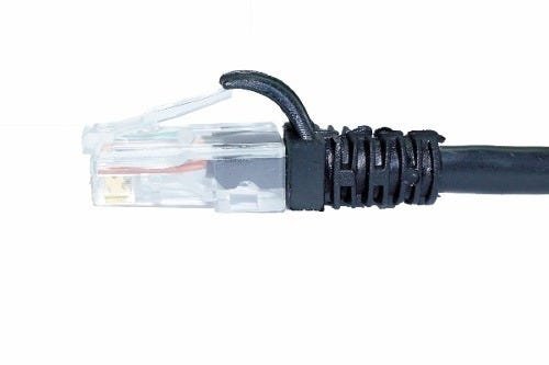 Kit 20 Un. Cabo Rede Cat5e Conector Rj45 - 30 Cm Preto - 4