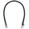 Kit 20 Un. Cabo Rede Cat5e Conector Rj45 - 30 Cm Preto - 1