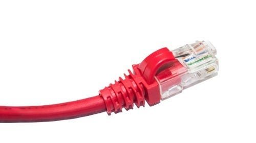 Kit 10 Un. Cabo Patch Cord Cat5e Rj45 - 50 Cm Vermelho - 3