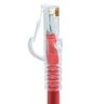 Kit 10 Un. Cabo Patch Cord Cat5e Rj45 - 50 Cm Vermelho - 3