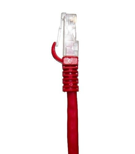 Kit 10 Un. Cabo Patch Cord Cat5e Rj45 - 50 Cm Vermelho - 4