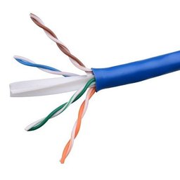 Kit 100 Un. Cabo Rede Patch Cord Cat6 Rj45 Azul - 30 Cm - 4