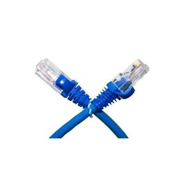 Kit 100 Un. Cabo Rede Patch Cord Cat6 Rj45 Azul - 30 Cm - 2