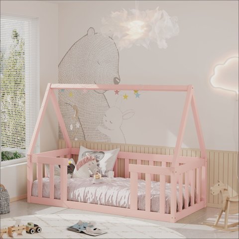 Cama Infantil Montessoriana Valentina Rosa