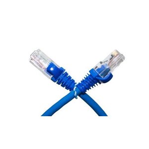 Kit 50 Cabos Patch Cord Cat6 Rj45 - 2 Metros Azul