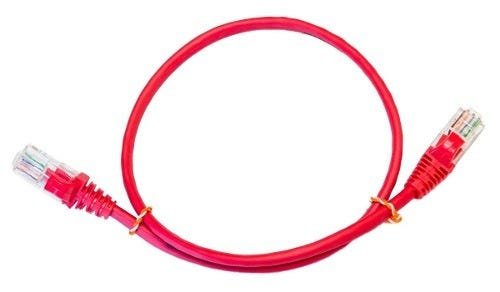 Kit 10 Un. Patch Cord Cat5e Utp Rj45 Vermelho 50cm - 4