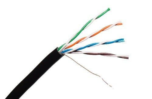 Kit Patch Cord Cat6 Azul Com Rj45 Blindado + Cat5e Blindado - 5