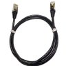 Kit 10 Cabos Patch Cord Cat5e Blindado 1 Metro Preto - 1