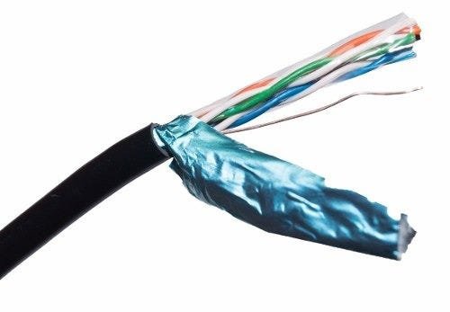 Cabo Patch Cord Cat5e Blindado 3 Metros Preto - 2