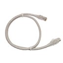 Ver imagem 2 de Kit 50 Patch Cord Cat6 15cm + 50 Patch Cord Cat6 30cm Cinza