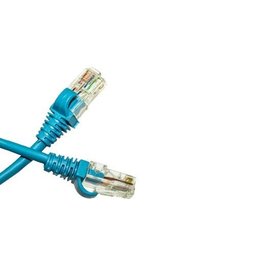 Kit Patch Cord Cat5e 100% Cobre Azul 30cm, 40cm E 50cm - 2