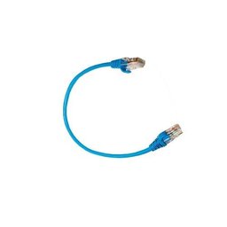 Kit Patch Cord Cat5e 100% Cobre Azul 30cm, 40cm E 50cm - 4