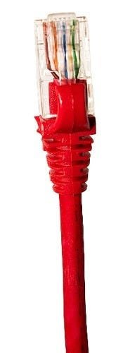 Kit 50 Un. Patch Cord Cat5e Utp Rj45 Vermelho 2m - 6