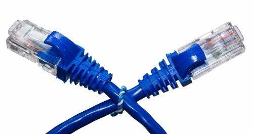 Kit 24 Patch Cord Rj45 Cat5e De 1,5m + 18 De 30cm Azul - 2