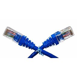 Kit 24 Patch Cord Rj45 Cat5e De 1,5m + 18 De 30cm Azul - 3