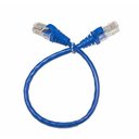 Ver imagem 1 de Kit com 55 Cabos de Rede Patch Cord Rj45 30 Cm Azul com Capa