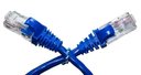 Ver imagem 2 de Kit com 55 Cabos de Rede Patch Cord Rj45 30 Cm Azul com Capa