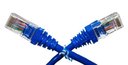 Ver imagem 3 de Kit com 55 Cabos de Rede Patch Cord Rj45 30 Cm Azul com Capa