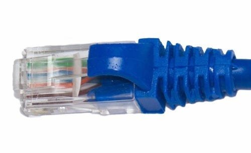 Kit 26 Cabos Patch Cord Cat6 Azul 50 Cm Com Capa - 6