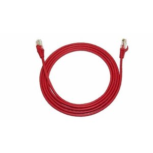 Kit 10 Un. Patch Cord Cat5e Rj45 Vermelho 30cm + 1un Cat6