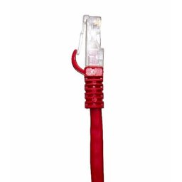 Kit 10 Un. Patch Cord Cat5e Rj45 Vermelho 30cm + 1un Cat6 - 5
