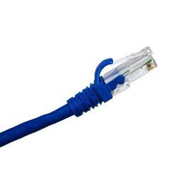 Kit Cabo Patch Cord 20 Cm 18 Unidades Cor Azul Cat5e - 5